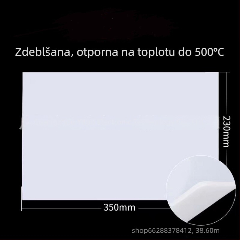 Silikonska izolacijska podloga za zavarivanje otporna na visoke temperature, debljina 3