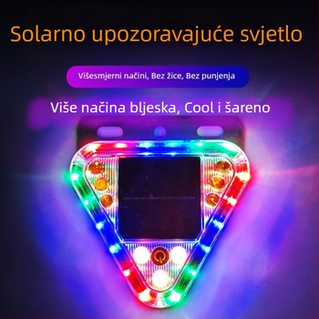 Solarna upozoravajuća strob svjetla za kamione i motocikle, bežično LED stražnje svjetlo