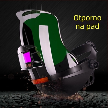 Zavarivačka maska s automatskim zatamnjenjem, nosiva na glavu, protiv odsjaja, UV zaštita, zaštita od prskanja