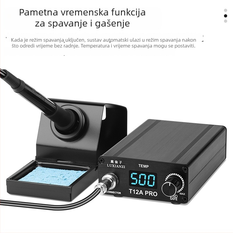 T12 stanica za lemljenje s digitalnim zaslonom, velika snaga, podesiva temperatura, za popravak mobitela