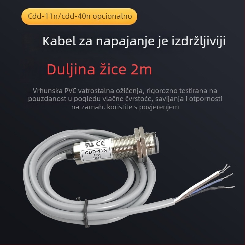 CDD-11N fotoelektrični prekidač, CDD-40N, 11P, 80N, M18 difuzno-refleksni fotoelektrični senzor