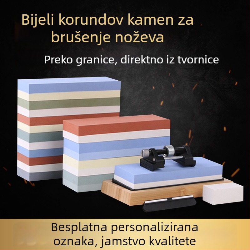 Huaxu Dvostrani brusni kamen od korunda za kuhinjske nože