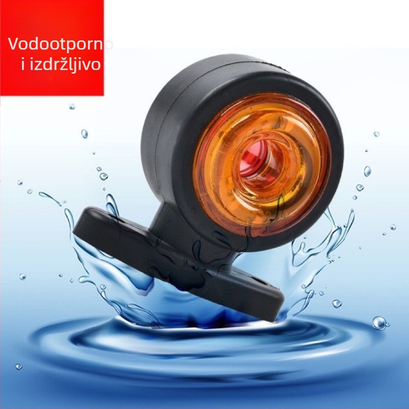 Kamionsko LED stražnje svjetlo s dvostrukim konturama, 12-24V, 5000 lm, ABS+PC