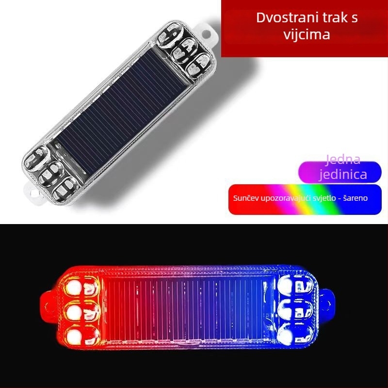 Solarna LED stražnja svjetla, vodootporna, 4500K, vijek trajanja 50.000 sati