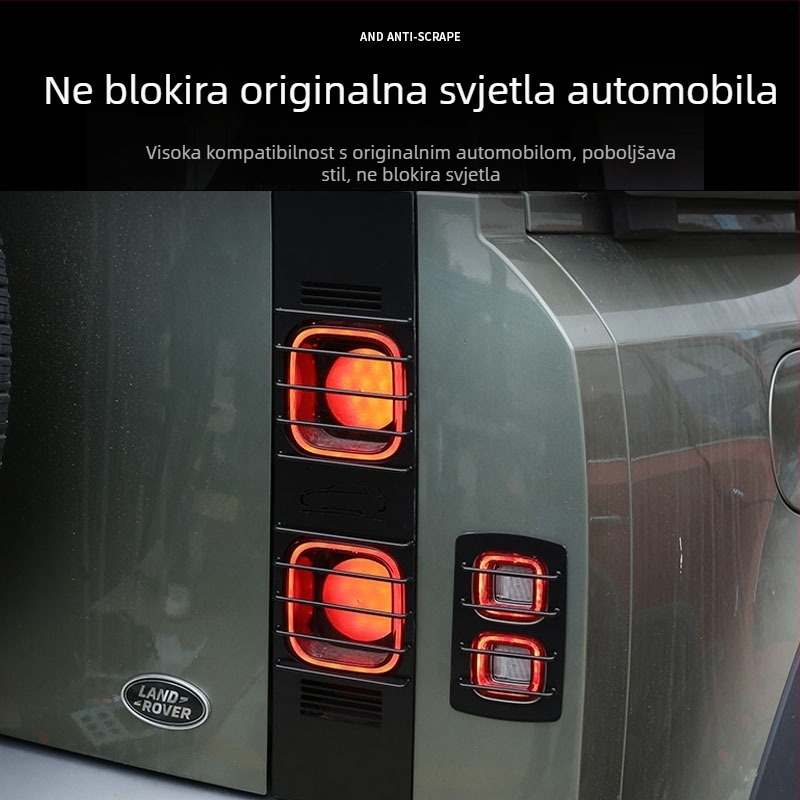 Zaštitna rešetka stražnjih svjetala Defender 110 s širokim i pokaznim svjetlima (2020-2025) – Marka: Deyan; Bez prilagođavanja; Bez privatne marke