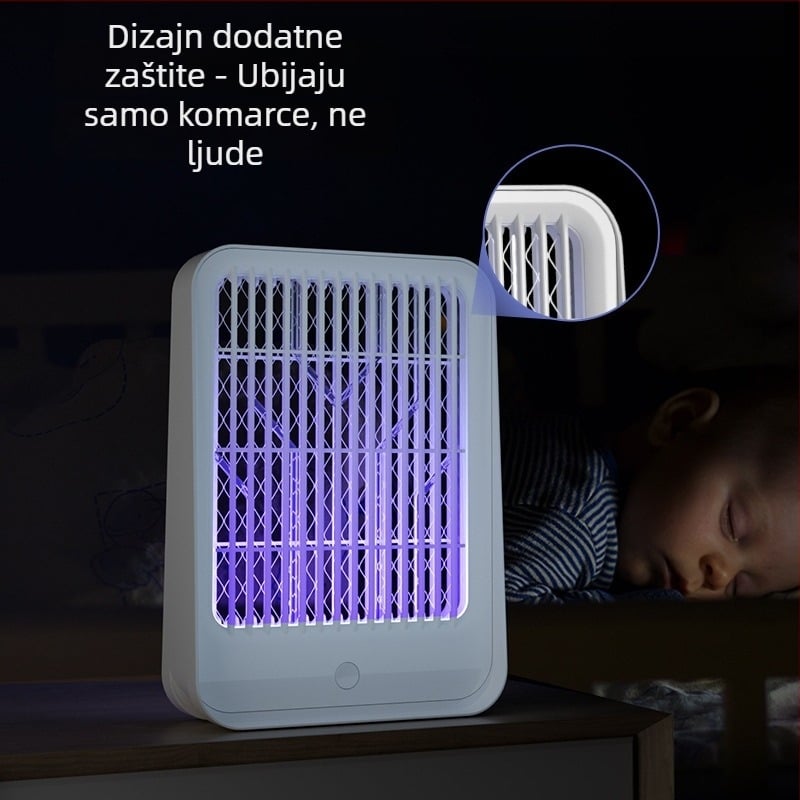 USB napajani ulov komar s LED lampom — unutarnji, prijenosni, zidni, pokriće do 10㎡, dvije u jednom