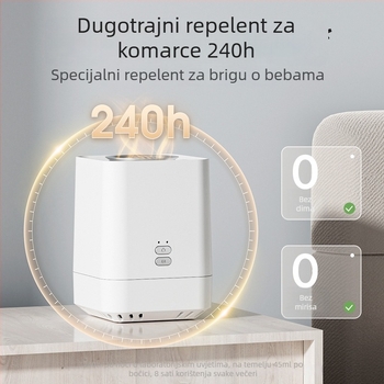 Električni grijač za odbijanje komaraca za kućnu upotrebu, siguran za bebe i majke, USB punjivi, pogodan za hotele