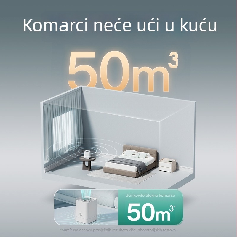 Električni grijač za odbijanje komaraca za kućnu upotrebu, siguran za bebe i majke, USB punjivi, pogodan za hotele