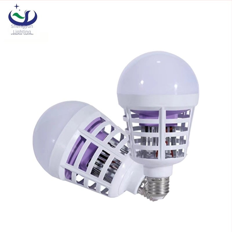 Shengyun Lighting Unutarnja LED fotokatalitska lampica za komarce, E27, 220V, 0–180° okret, bez ugrađene baterije, kućište visoke otpornosti na temperaturu