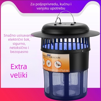Mo Ye Električna lampica za ubijanje komaraca sa šok udarom, za vanjsku i unutarnju upotrebu | Lov svjetlosnih valova + električni šok | Pogodno za površine 61 m² i više