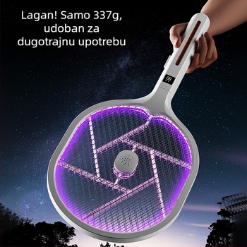 Električna mreža za komarce sa lampom – 2-u-1, 2500 V, mogućnost prilagođavanja