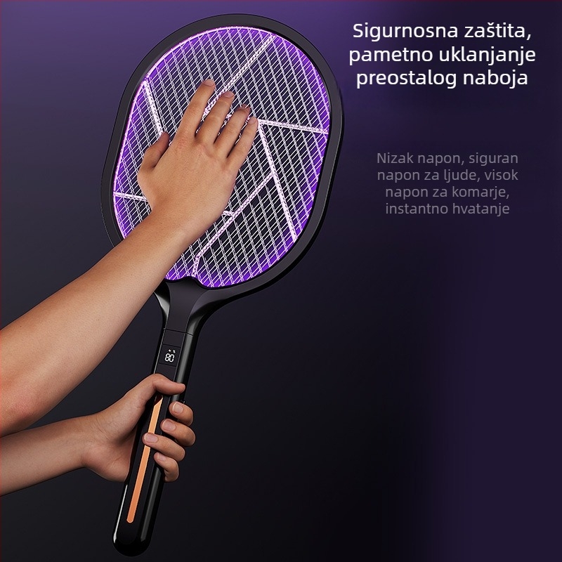 Električna mreža za komarce sa lampom – 2-u-1, 2500 V, mogućnost prilagođavanja