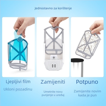Elektronički odbojnik insekata za kućnu upotrebu s UV lampom, pokriće 21–30 m², ABS kućište, plastična mreža, netoksičan