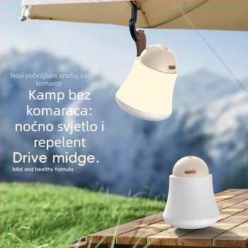 Električni uređaj za odbijanje komaraca HM001, LED svjetlo, ugrađena baterija 2001–2500 mAh, pokrivenost 11–20㎡, trajanje baterije 6–8 sati