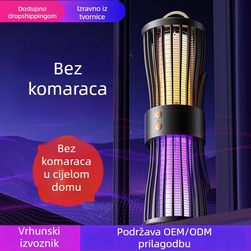 USB punjiva tiha lampa za ubijanje komaraca, za kućnu i vanjsku upotrebu, 5V, CE certifikat