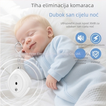 Multifunkcijski repelent za insekte i ubijač komaraca, model F888, kvadratni oblik, 5V, 65 Hz