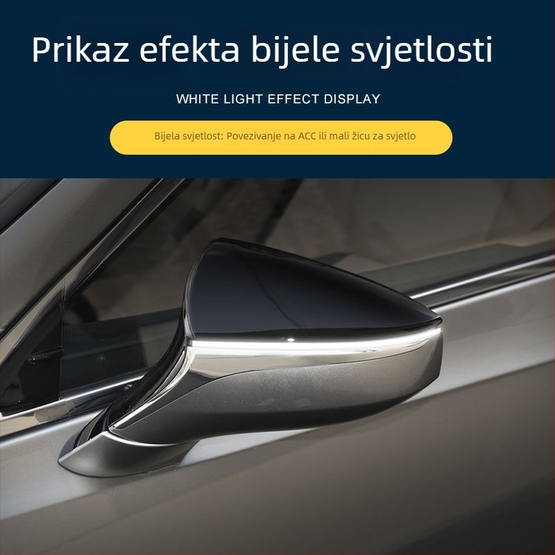 Dinamički plavi LED pokazivači smjera za vanjske retrovizore i dnevna svjetla Lexus ES/LS/UX/LC