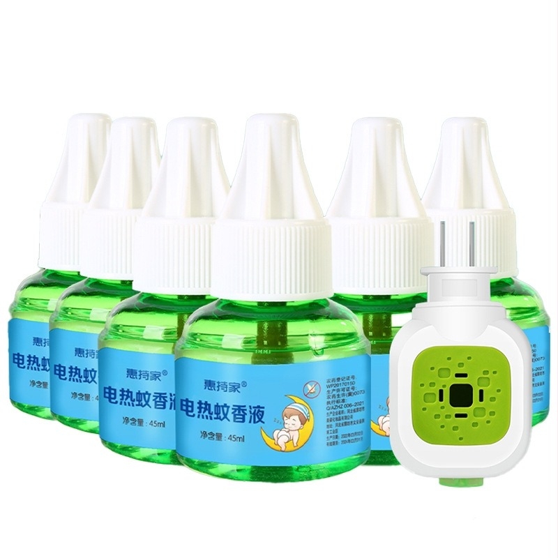 Tekući repelent protiv komaraca za bebe i obitelj – bez mirisa, siguran za trudnice; za kućne električne uređaje protiv komaraca. Model: boca; Pesticidni registracijski broj WP20180059; Toksicitet: mikrotoksičan