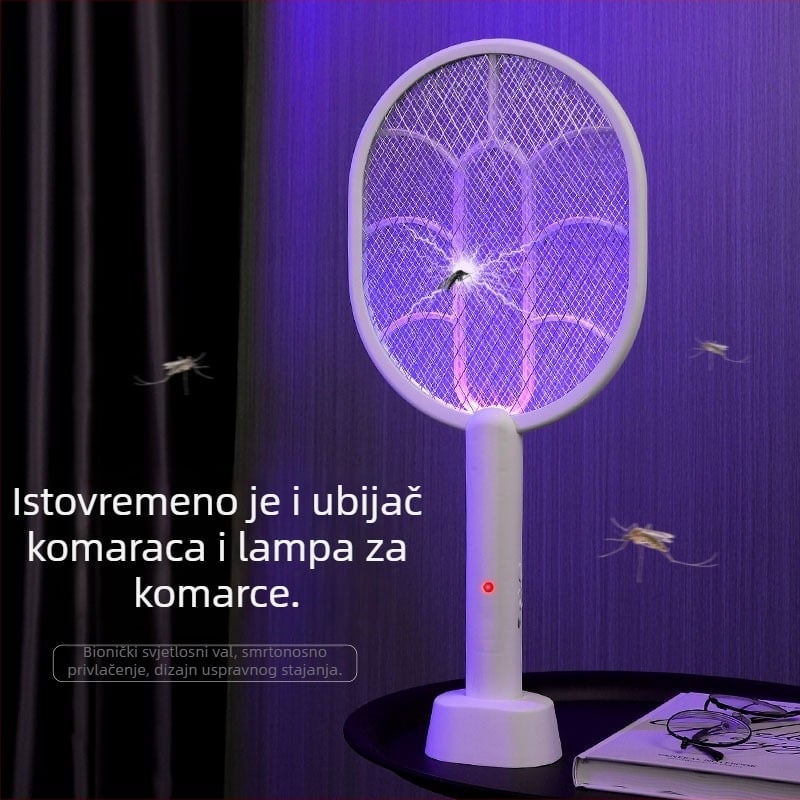 Kućni dvostruki električni štap za komarce, USB punjenje, tih rad