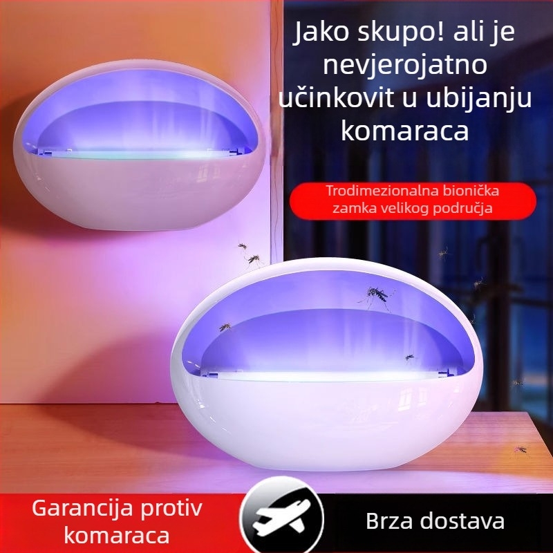 Lampa za uništavanje komaraca i muha s ljepilom, za kućnu i komercijalnu upotrebu (restorani, hoteli, trgovine)