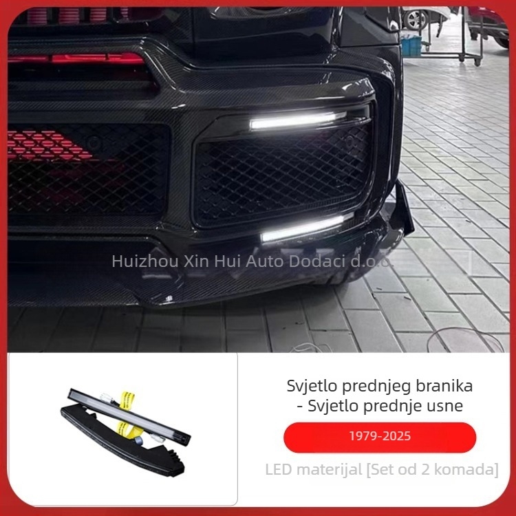 LED dnevna svjetla za prednji branik s farom za maglu za Mercedes-Benz G-Class – 12V, 5W, 6000 lm