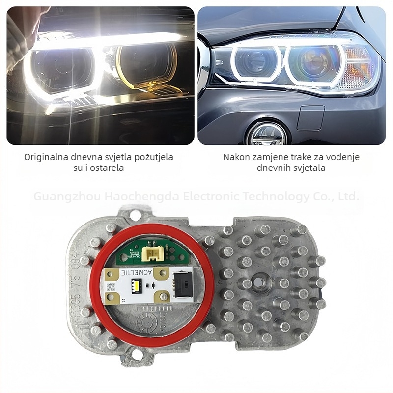 63117263051 BMW F25 X3 X5 X6 limun žuto Angel Eye bijela dnevna svjetla
