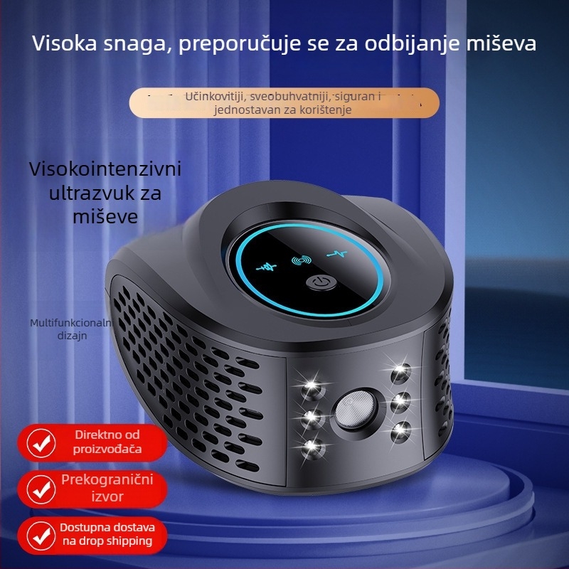 Ultrazvučni repelent štetnika za insekte i miševe | Model D218, 220V, 25–65 kHz, ≤3W, ABS kućište