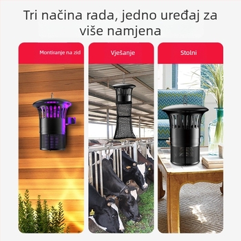 Fotokatalizatorna lampa za komarce - ML-138, vanjska upotreba, pokriće 51–100 m², upravljanje svjetlosnim valovima, marka Mesilon/Meixin Dragon, lansirano 2020