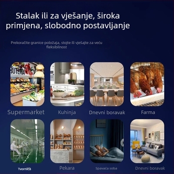 Električna lampa za ubijanje komaraca i muha – za restorane, hotele i trgovinske prostore | LED svjetlo | pokriva do 10 m² | električni šok za ubijanje | funkcija tajmera | bez ugrađene baterije