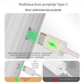 Napajani električni štap za komarce – kućna upotreba, dvostruka funkcija: zamka i lampa za uništavanje komaraca