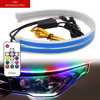 RGB LED auto trak, 12V univerzalno, ultra-tanki, dnevna svjetla i pokazivači