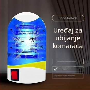 Električna lampa za uništavanje komaraca sa plavim svjetlom, ulov komaraca za restoran, spavaću sobu i dnevni boravak