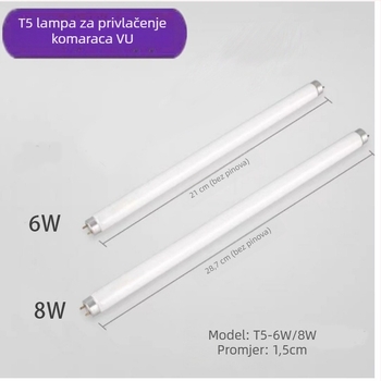 Lampa za uništavanje komaraca, cijev, FSL Foshan Lighting, UV svjetlo, T810W, ljubičasta svjetlost