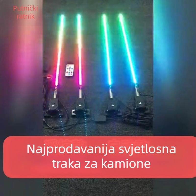 Šareni LED antena svjetlo za kamione, automobile i motocikle, 12V