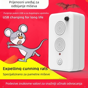 Ultrazvučni repelent miševa za automobil i dom, zidni montažni uređaj