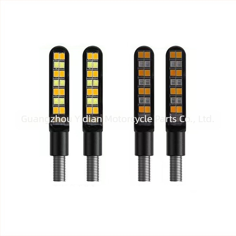 Motocikl LED pokazivač smjera s aluminijskim kućištem, model QYQ-5013, 12V, 0,36W, vijek trajanja 30.000 h, za modificirane automobile i motocikle