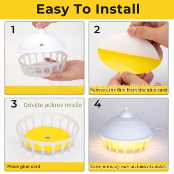 Fotokatalitska lampa za ubijanje komaraca s LED, pokriće 21–30㎡, netoksična, 1 godina garancije