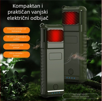 USB punjiva lampa za uništavanje komaraca – unutarnja i vanjska upotreba, baterija 1500 mAh+, trajanje rada 8–12 sati