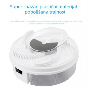 Automatska hvatač muha za kućnu upotrebu, ABS kućište, pokriće do 10 m², bez svjetla, bez baterije