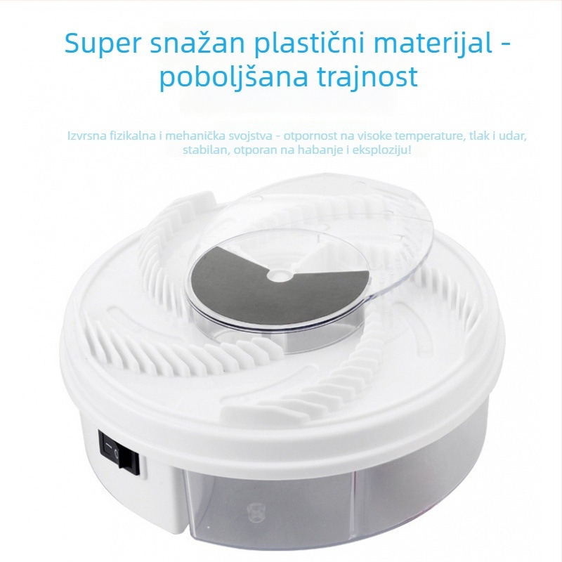 Automatska hvatač muha za kućnu upotrebu, ABS kućište, pokriće do 10 m², bez svjetla, bez baterije