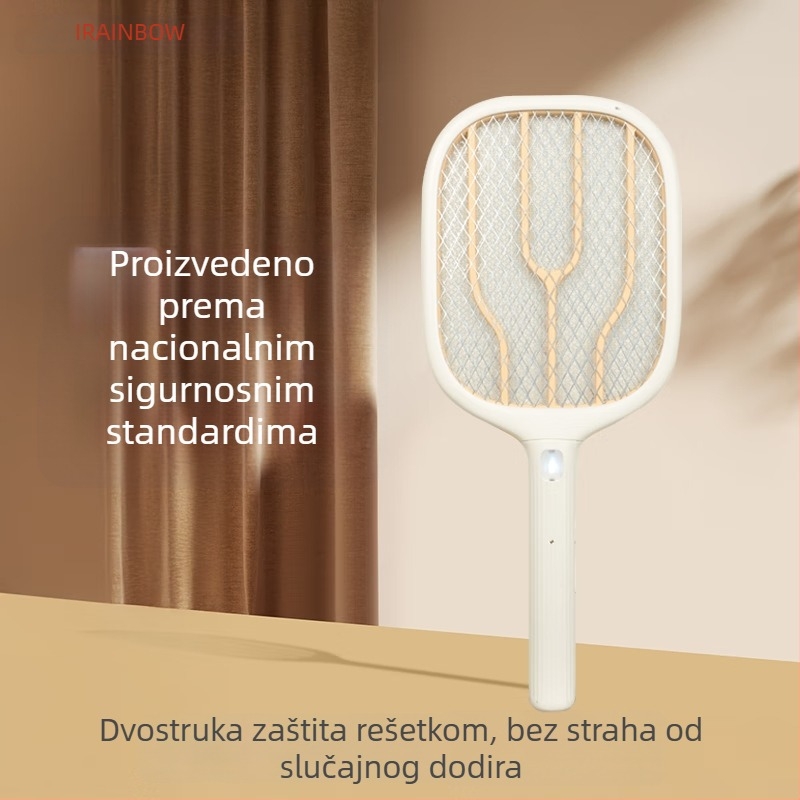 Rainbow Električna mreža protiv komaraca s Ni-Zn-Fe mrežom, punjenje 1–3 sati, ugrađena baterija ≤500 mAh, trajanje baterije 8–12 sati