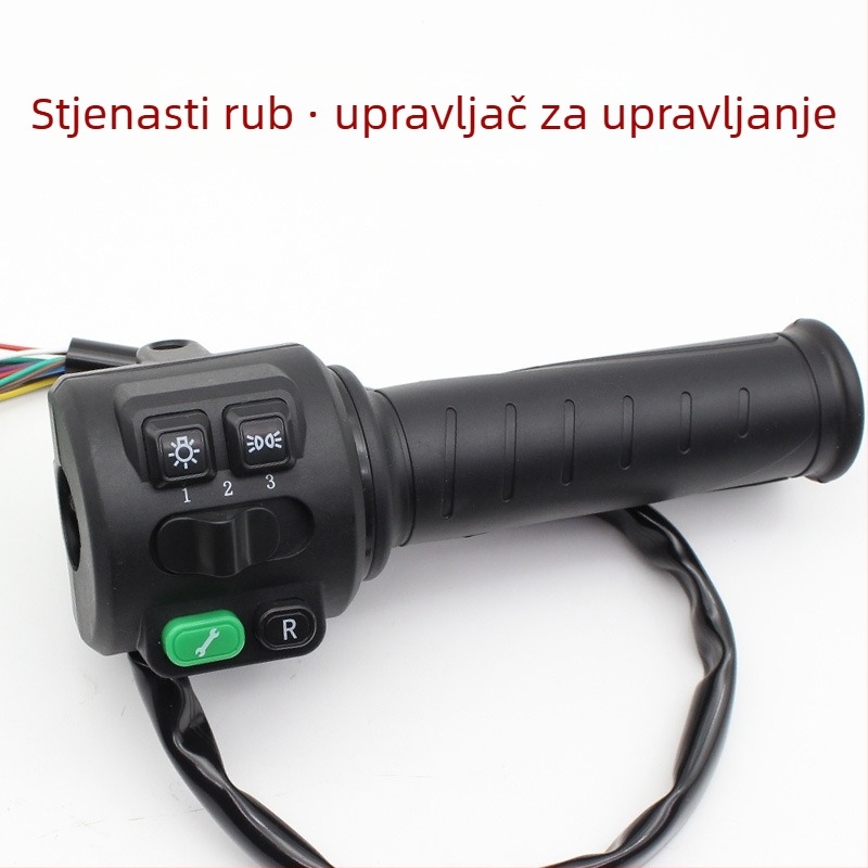 Skup prekidača za upravljač električnog vozila s gazom, klaksonom, glavnim svjetlom i žmigavcima