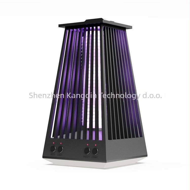 Lampa za ubijanje komaraca s ugrađenom baterijom, LED osvjetljenje, pokrivenost do 10 m², punjenje 1 sat, trajanje baterije 6–8 sati