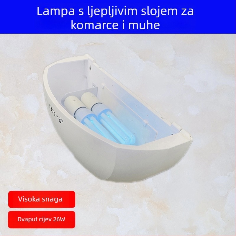 Yiji J500 Ljepljiva lampa za komarce, 13W, ABS kućište, pogodno za površine 61㎡ i više, bez ugrađene baterije