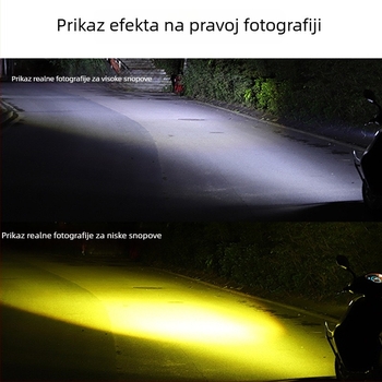 Kaiguangdi LED prednje svjetlo za električni motocikl s integriranim daljnjim i bližim svjetlom