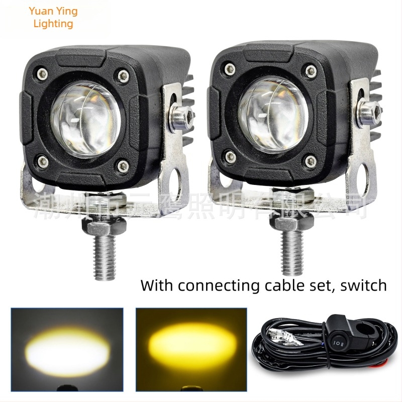 LED motociklistički reflektor SK1, dvobojna LED, kućište od avioniskog aluminija, reflektirajuća šalica, broj dijela G0083