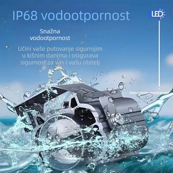 Električna svjetiljka za motocikl s laserskim spotom i lećom, 5000 lm