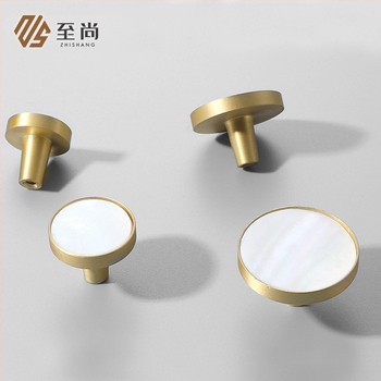 Ručka za vrata ormara – mesing, s jednim otvorom, model bk5565, INSTIME, nordijski moderni minimalistički dizajn