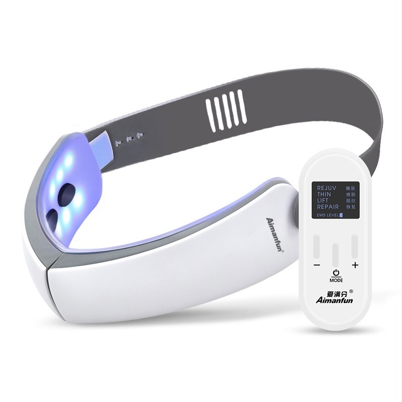 Vibrirajući uređaj za mršavljenje lica, model 902, USB punjenje, 48 LED dioda, napon 3,7V