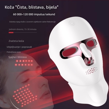 LED maska za ljepotu i uređaj za uklanjanje akni, fotonska terapija, smanjuje bore, kućna i komercijalna upotreba
